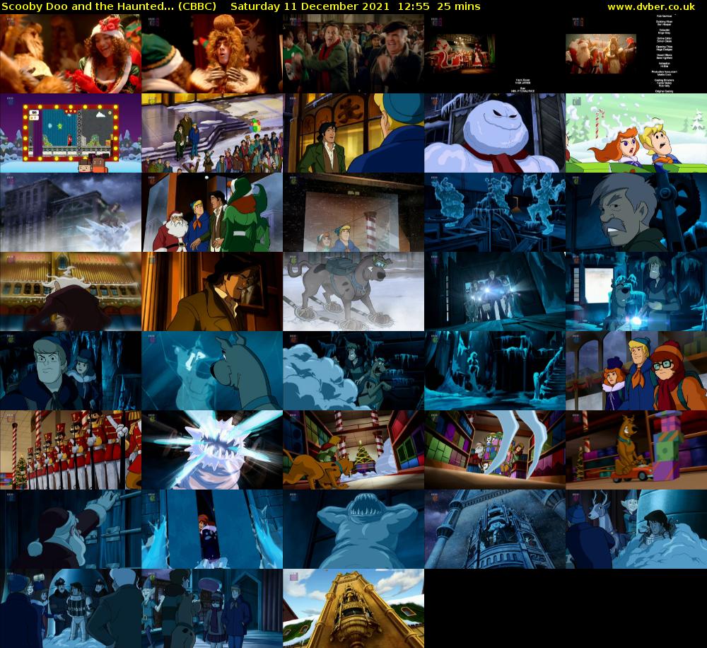 Scooby Doo and the Haunted... (CBBC) Saturday 11 December 2021 12:55 - 13:20