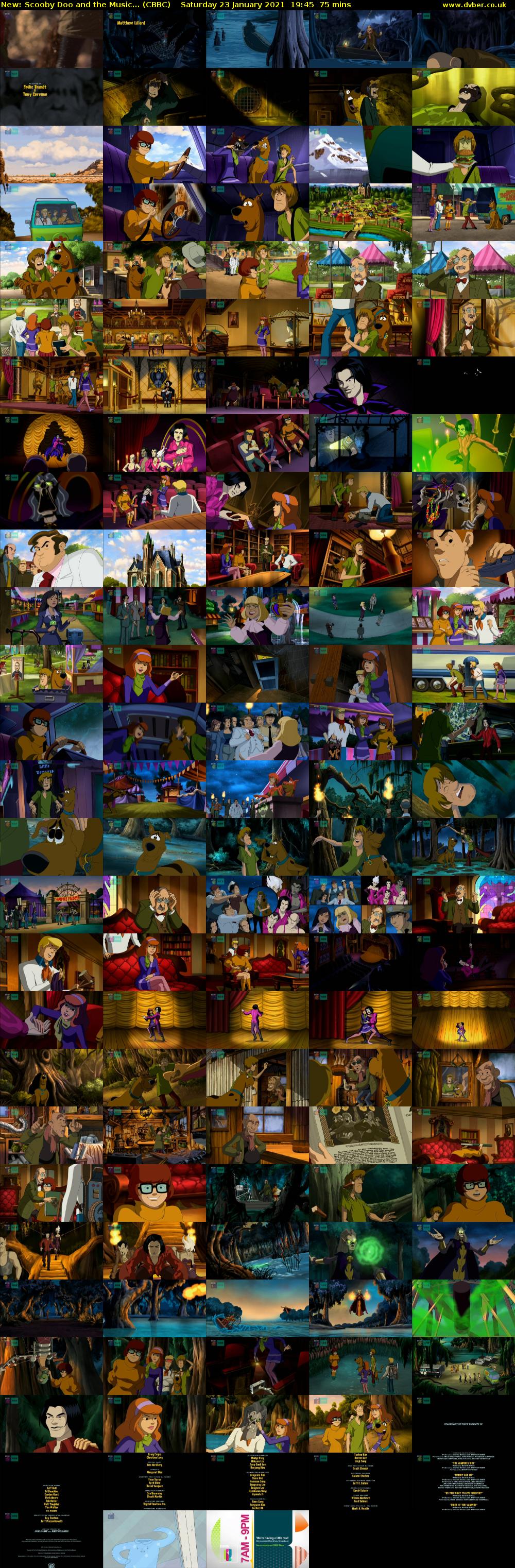 Scooby Doo and the Music... (CBBC) Saturday 23 January 2021 19:45 - 21:00