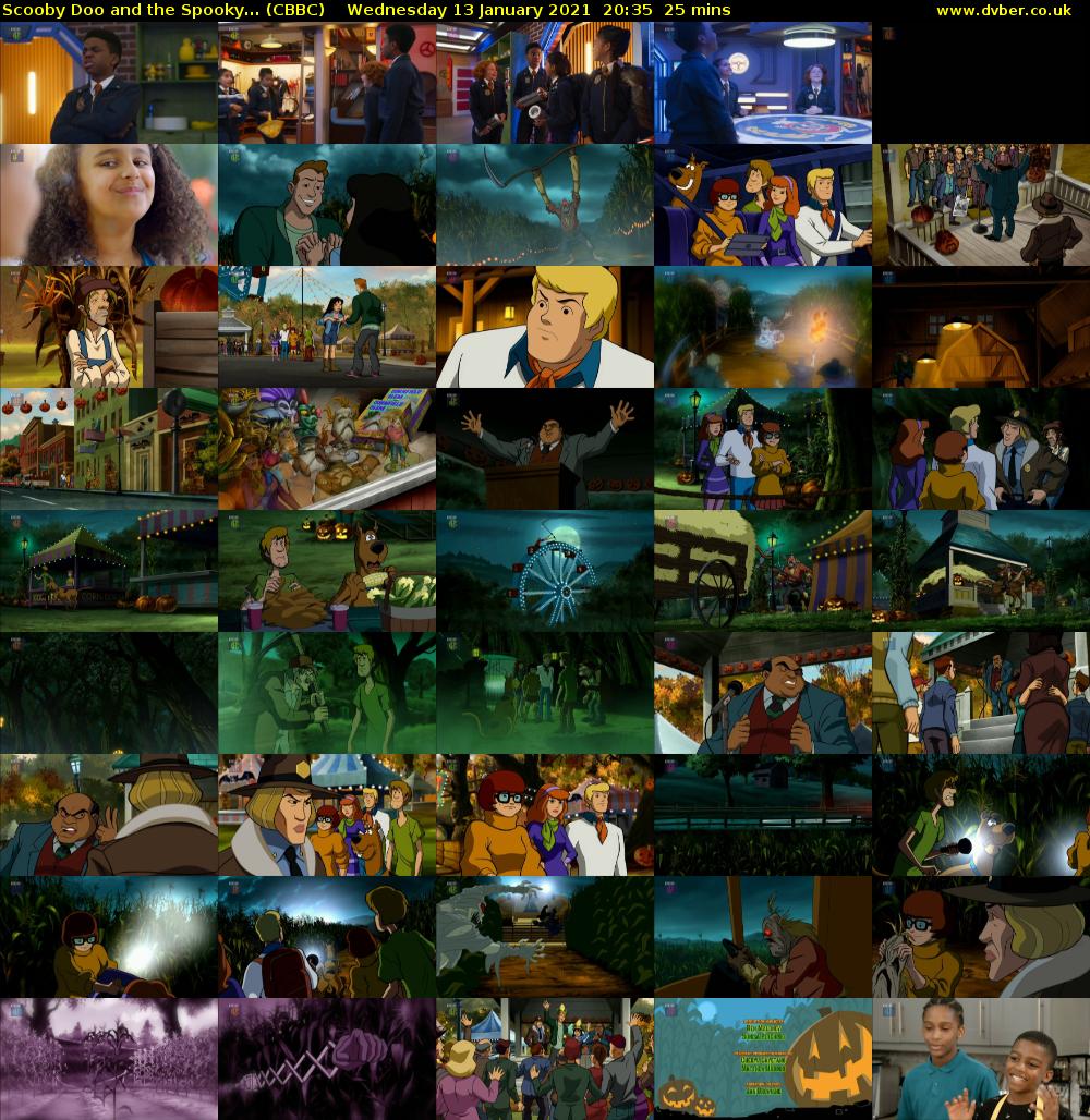 Scooby Doo and the Spooky... (CBBC) Wednesday 13 January 2021 20:35 - 21:00
