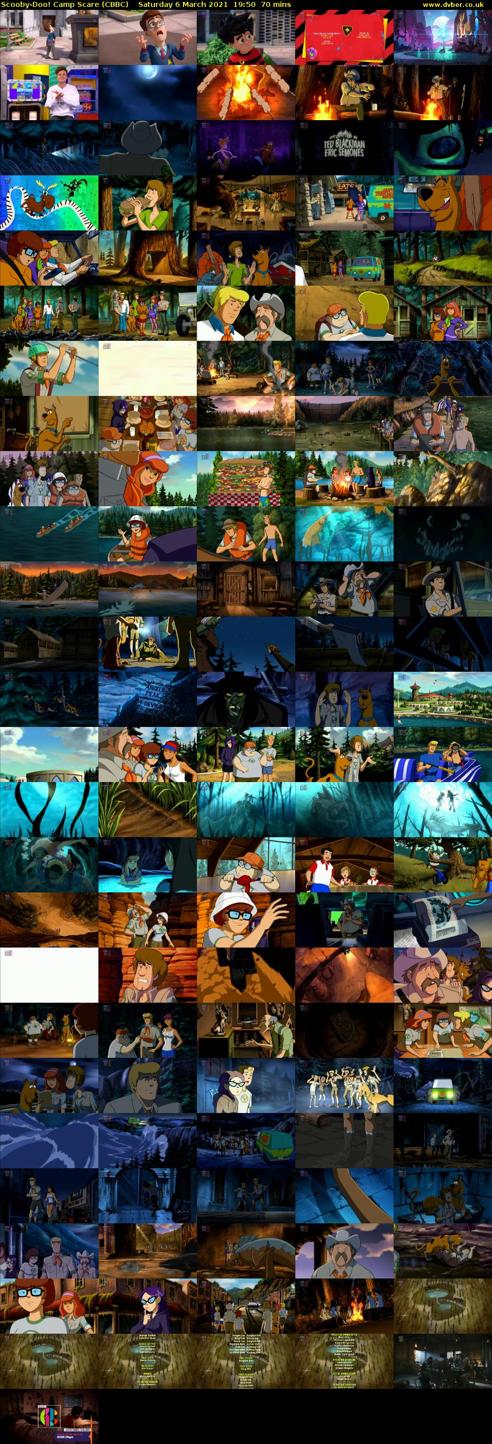 Scooby-Doo! Camp Scare (CBBC) Saturday 6 March 2021 19:50 - 21:00