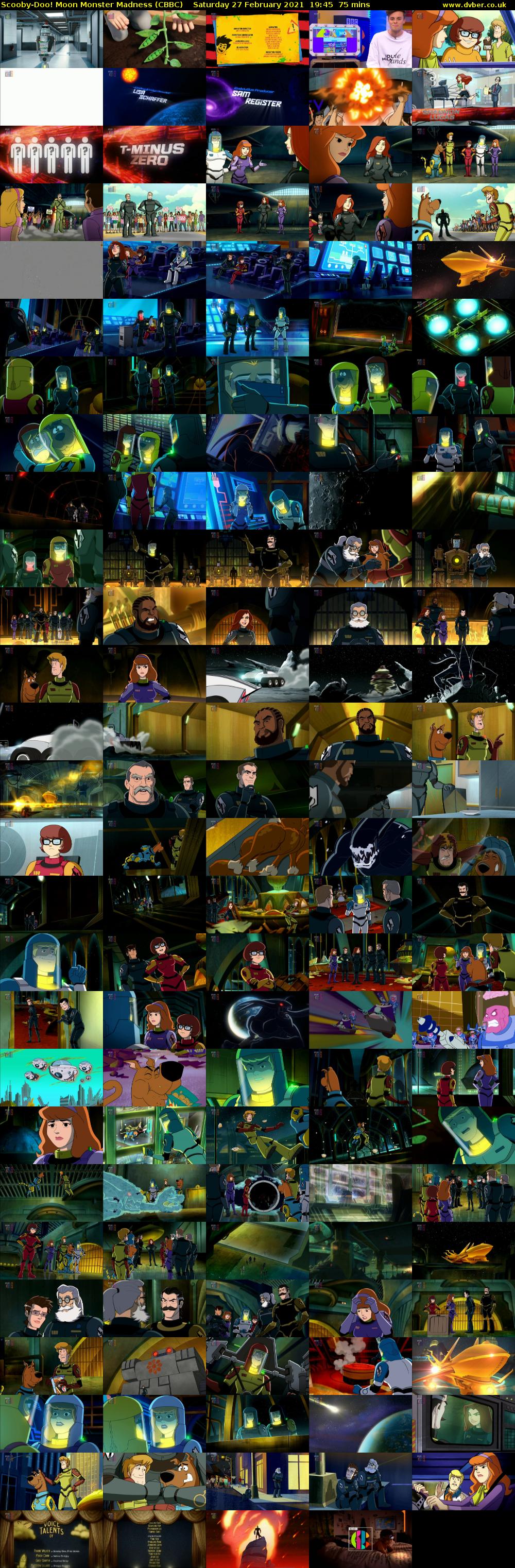 Scooby-Doo! Moon Monster Madness (CBBC) Saturday 27 February 2021 19:45 - 21:00