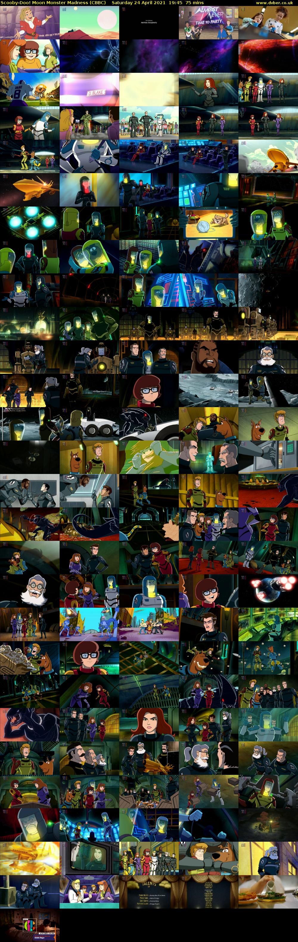 Scooby-Doo! Moon Monster Madness (CBBC) Saturday 24 April 2021 19:45 - 21:00