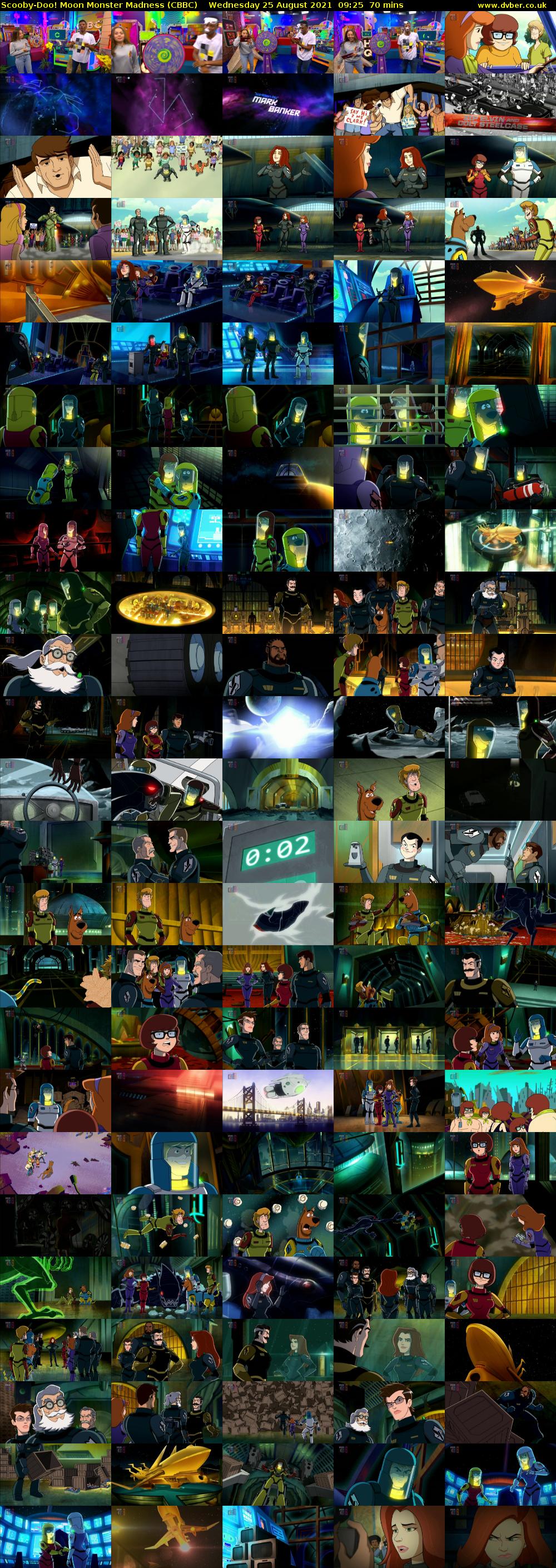 Scooby-Doo! Moon Monster Madness (CBBC) Wednesday 25 August 2021 09:25 - 10:35