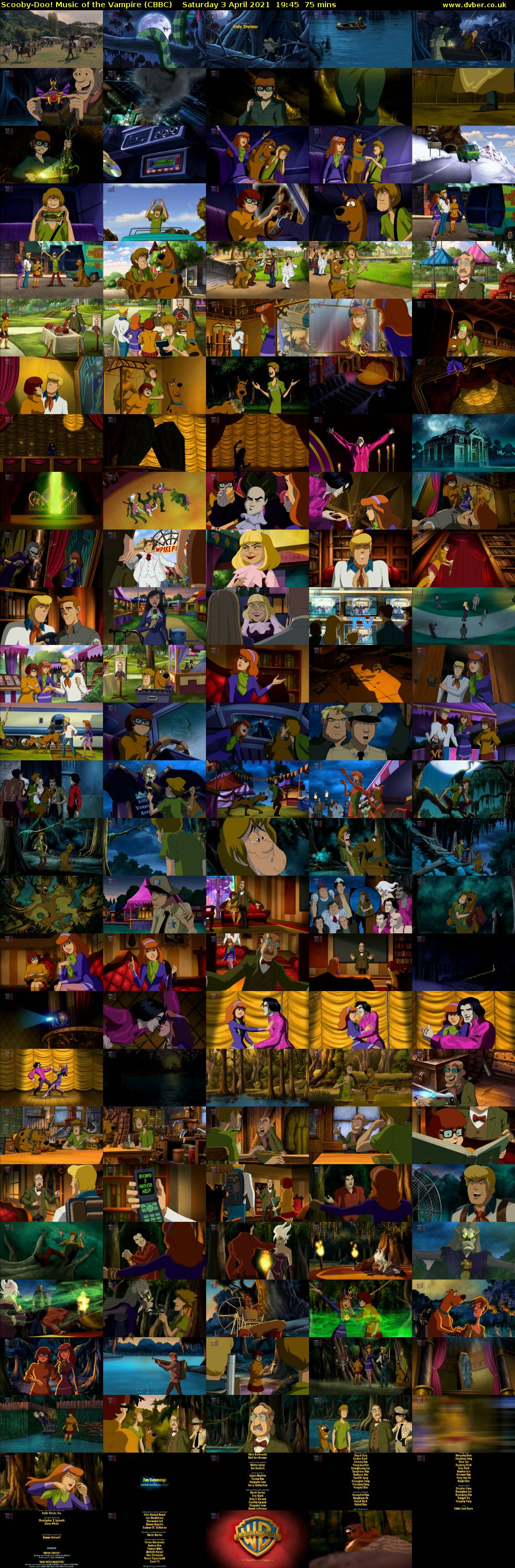 Scooby-Doo! Music of the Vampire (CBBC) Saturday 3 April 2021 19:45 - 21:00