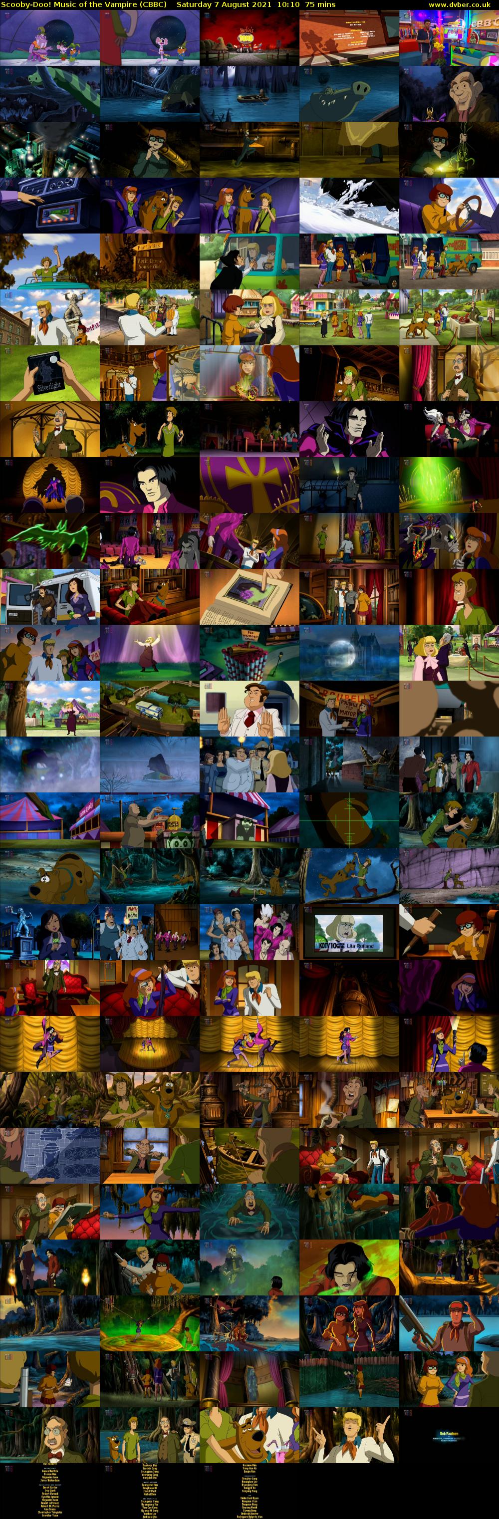 Scooby-Doo! Music of the Vampire (CBBC) Saturday 7 August 2021 10:10 - 11:25