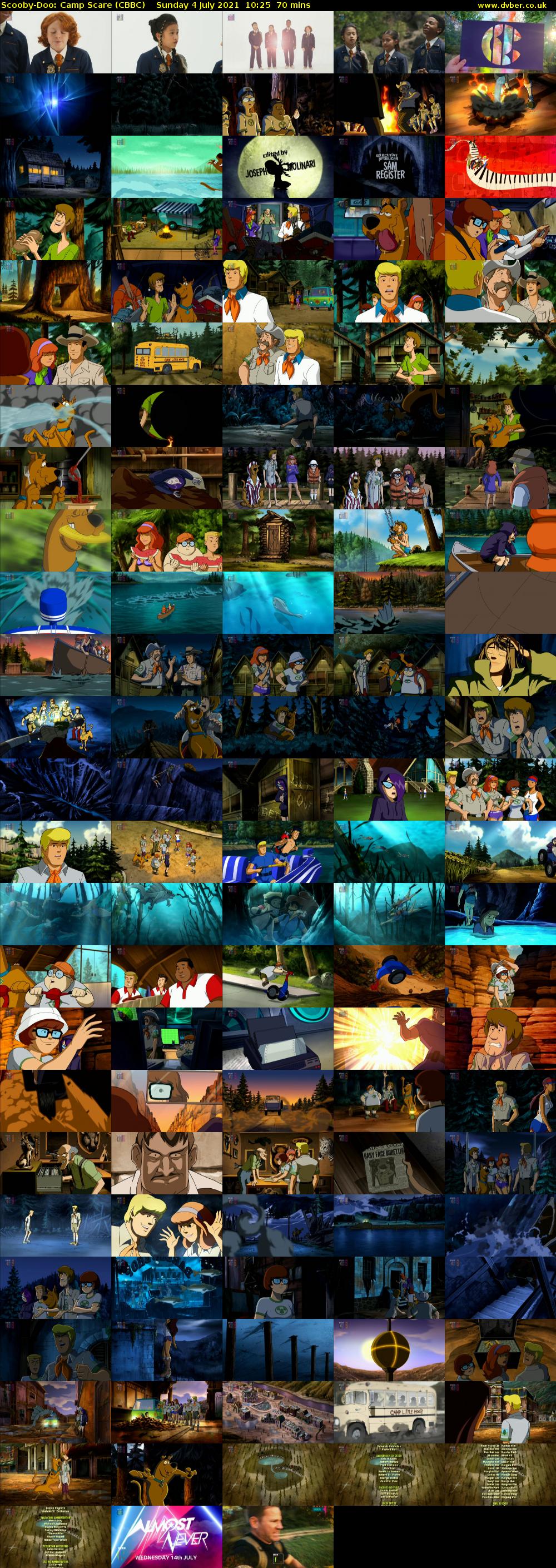 Scooby-Doo: Camp Scare (CBBC) Sunday 4 July 2021 10:25 - 11:35