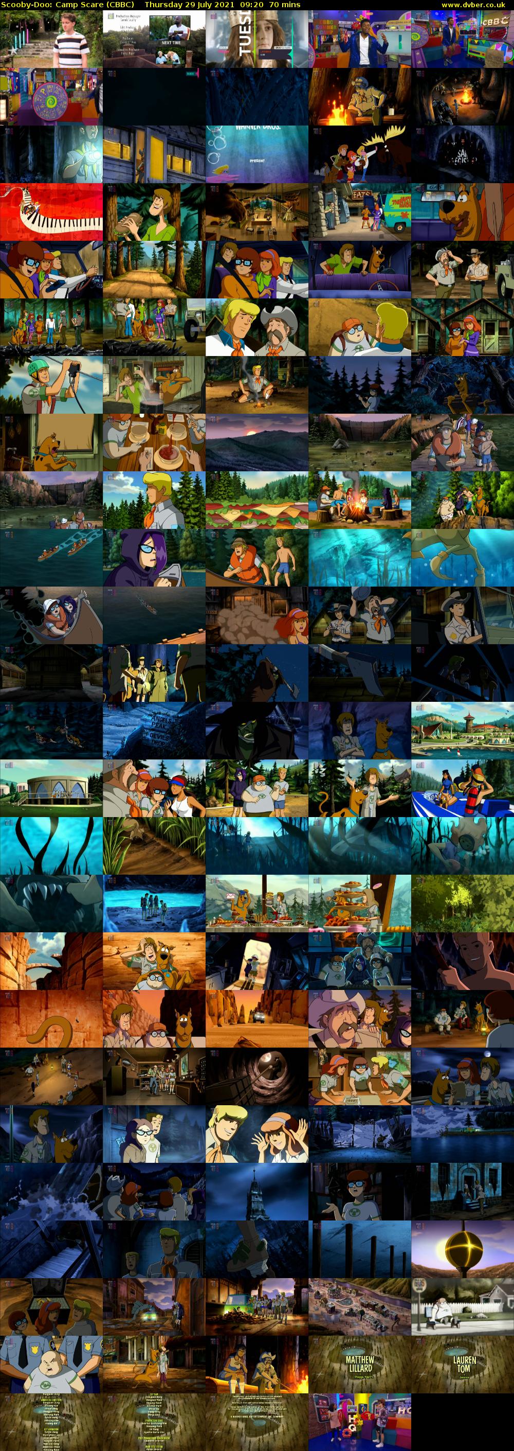 Scooby-Doo: Camp Scare (CBBC) Thursday 29 July 2021 09:20 - 10:30