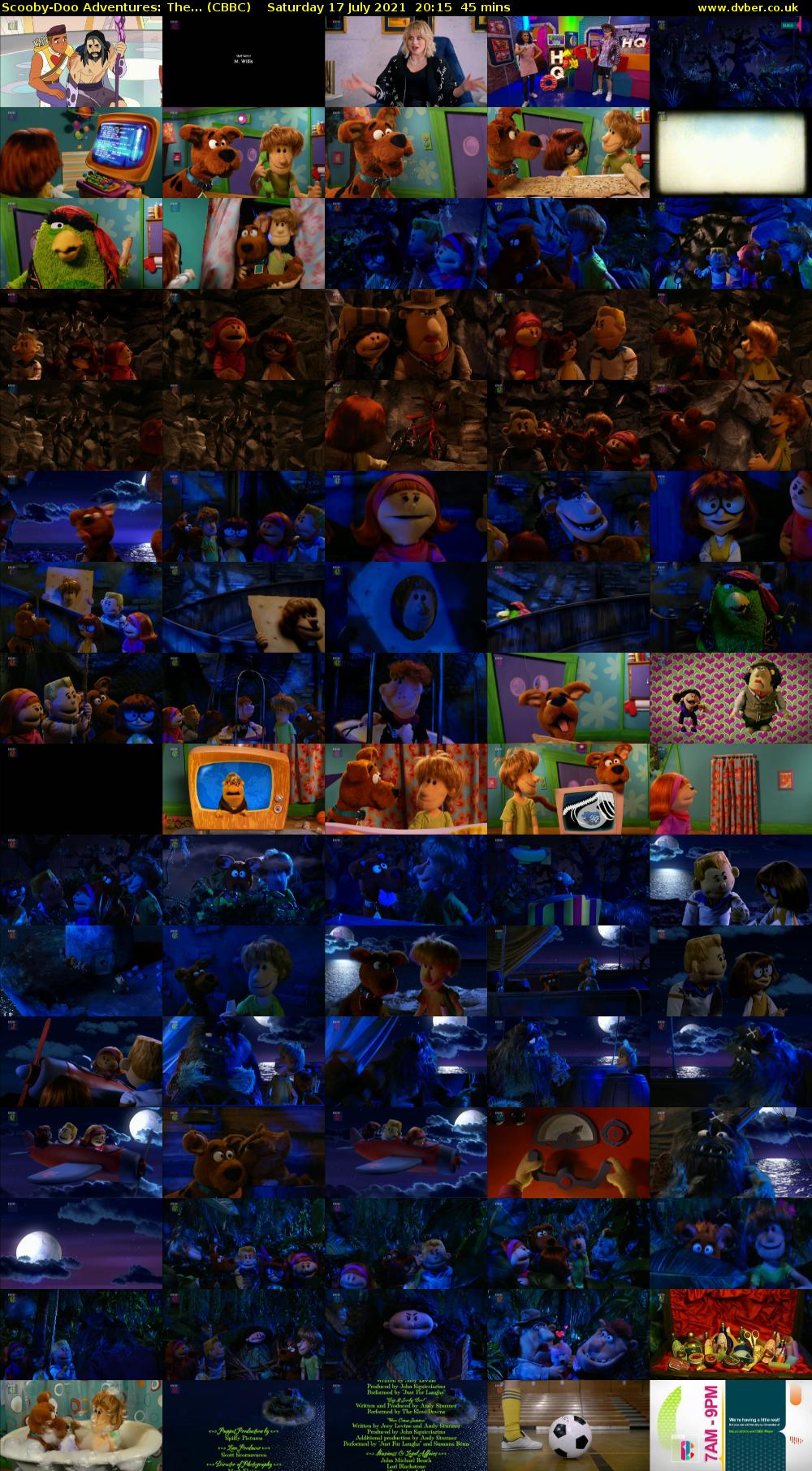 Scooby-Doo Adventures: The... (CBBC) Saturday 17 July 2021 20:15 - 21:00