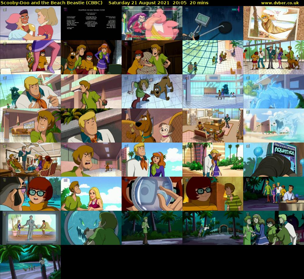 Scooby-Doo and the Beach Beastie (CBBC) Saturday 21 August 2021 20:05 - 20:25
