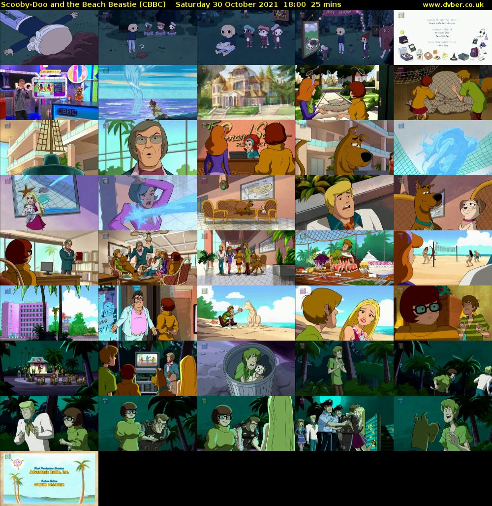Scooby-Doo and the Beach Beastie (CBBC) Saturday 30 October 2021 18:00 - 18:25