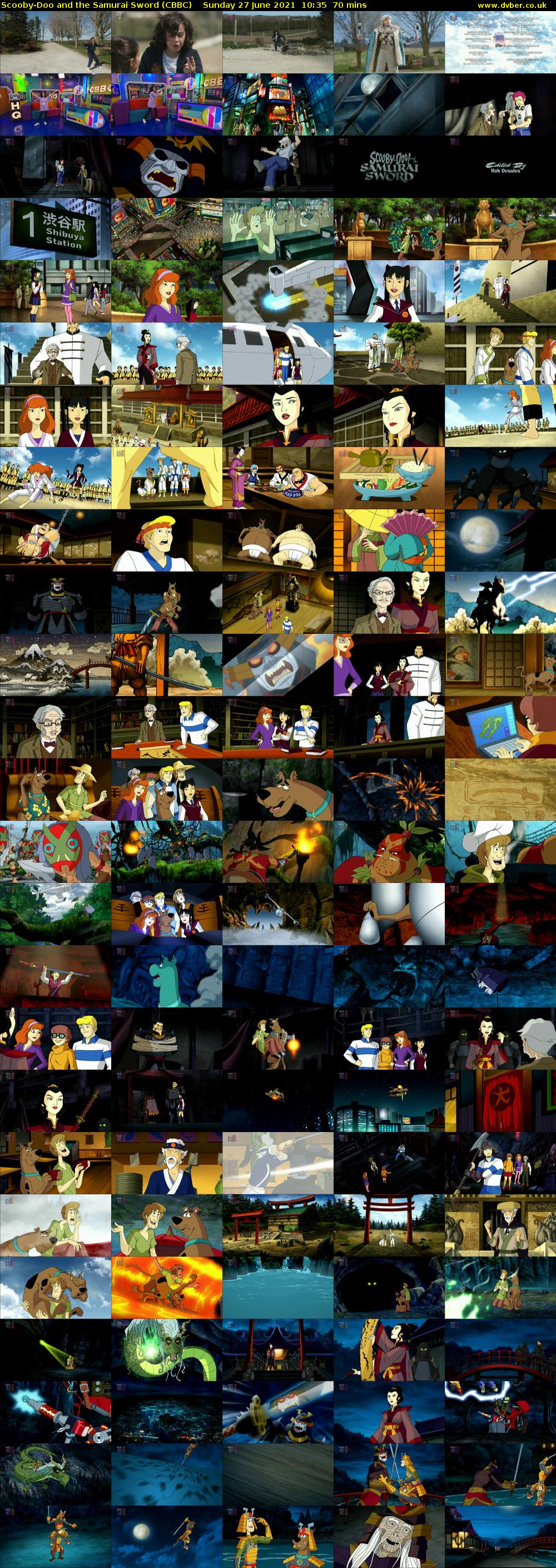 Scooby-Doo and the Samurai Sword (CBBC) Sunday 27 June 2021 10:35 - 11:45
