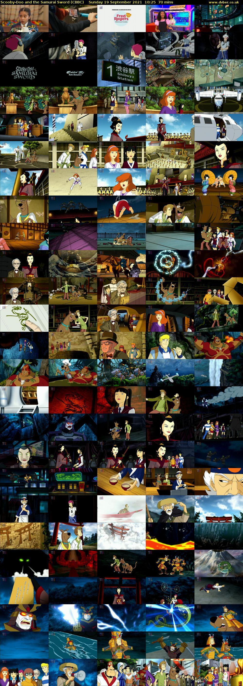Scooby-Doo and the Samurai Sword (CBBC) Sunday 19 September 2021 10:25 - 11:35