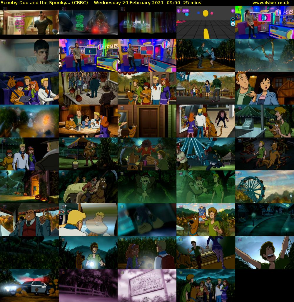 Scooby-Doo and the Spooky... (CBBC) Wednesday 24 February 2021 09:50 - 10:15