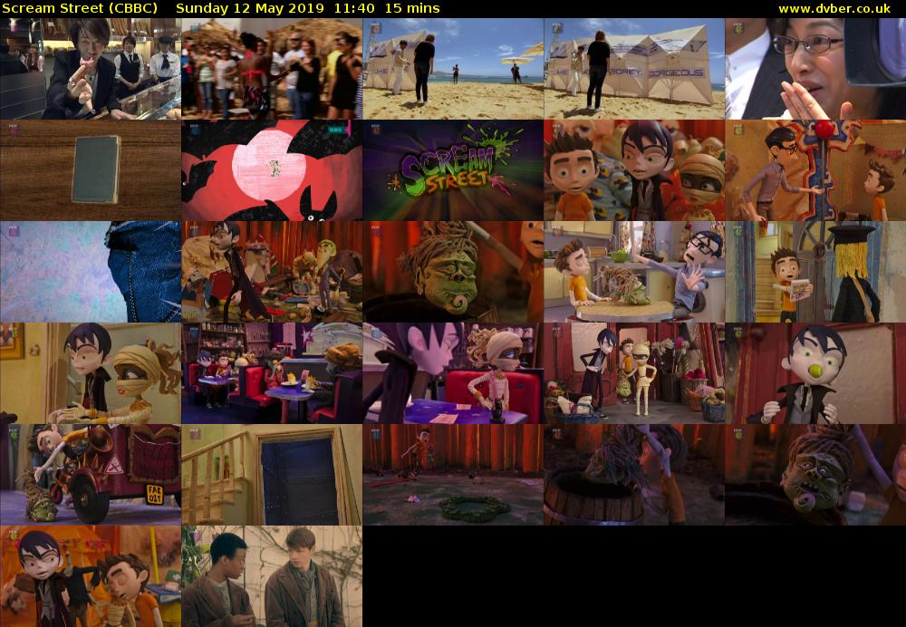 Scream Street (CBBC) Sunday 12 May 2019 11:40 - 11:55