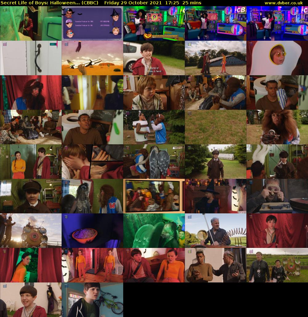 Secret Life of Boys: Halloween... (CBBC) Friday 29 October 2021 17:25 - 17:50