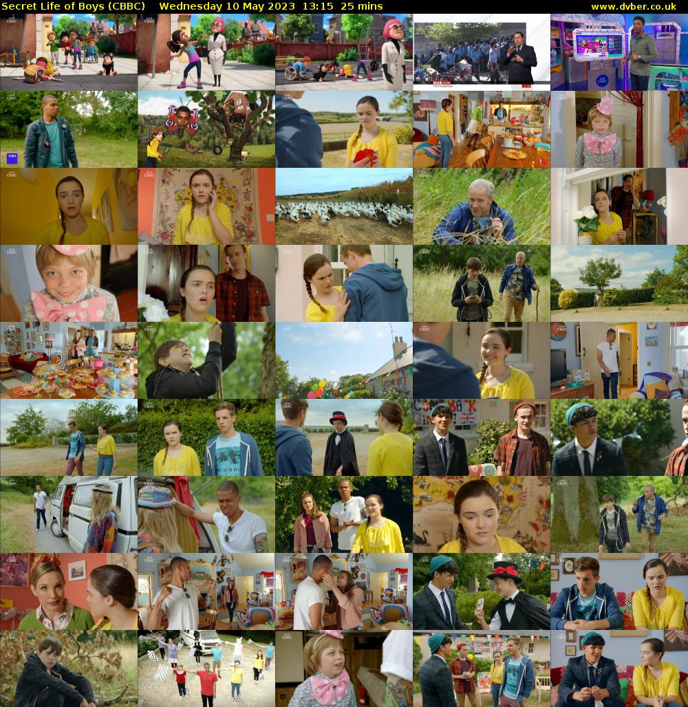 Secret Life of Boys (CBBC) Wednesday 10 May 2023 13:15 - 13:40