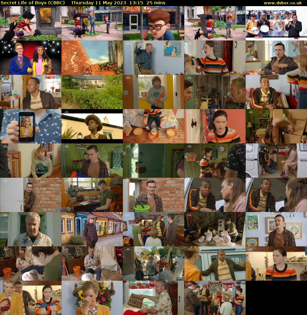 Secret Life of Boys (CBBC) Thursday 11 May 2023 13:15 - 13:40