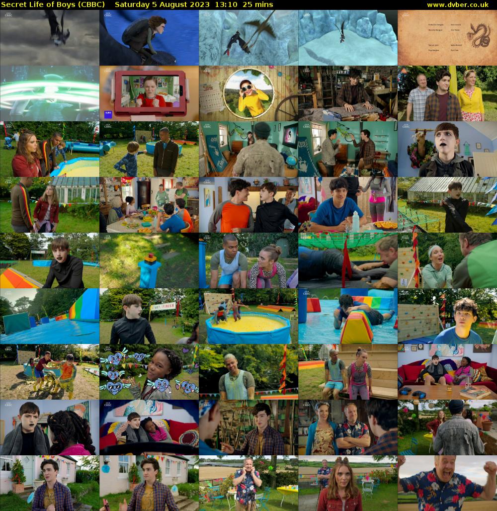 Secret Life of Boys (CBBC) Saturday 5 August 2023 13:10 - 13:35
