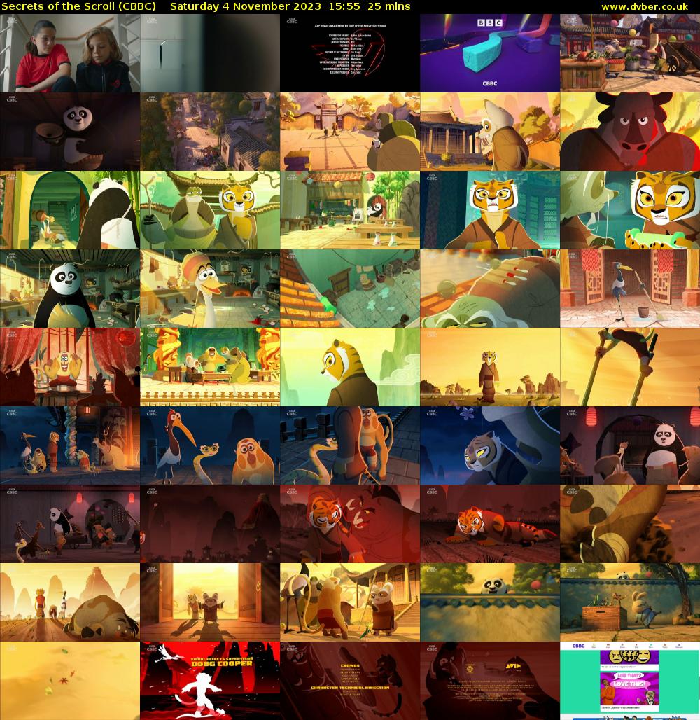 Secrets of the Scroll (CBBC) Saturday 4 November 2023 15:55 - 16:20