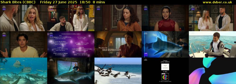 Shark Bites (CBBC) Friday 27 June 2025 18:50 - 18:58