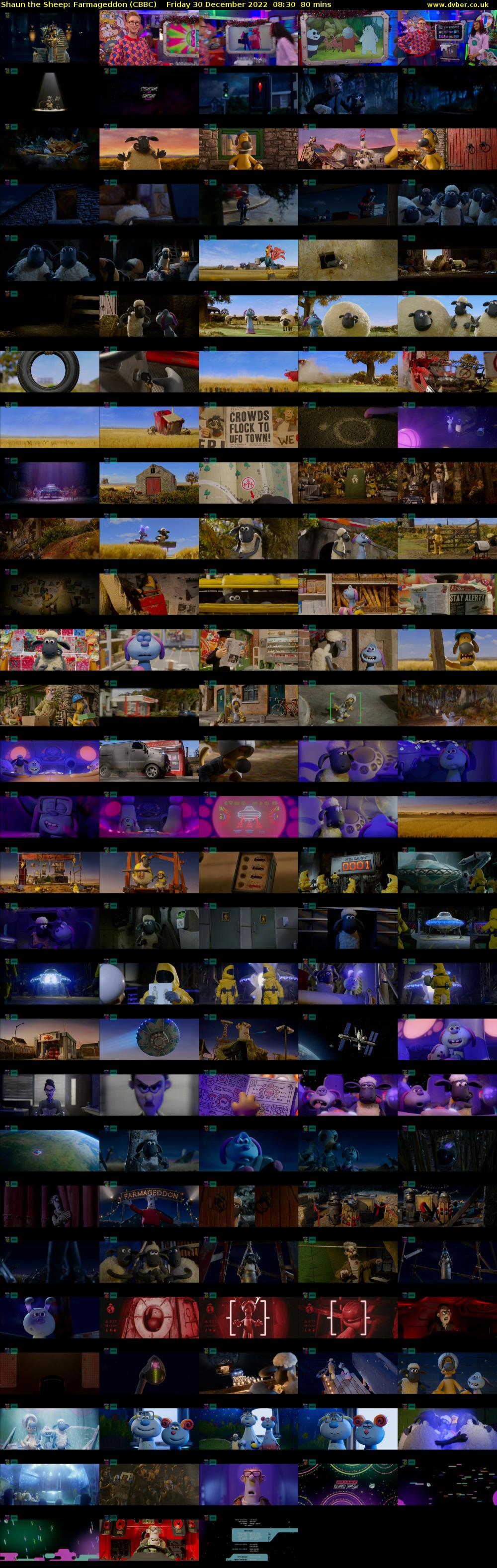 Shaun the Sheep: Farmageddon (CBBC) Friday 30 December 2022 08:30 - 09:50