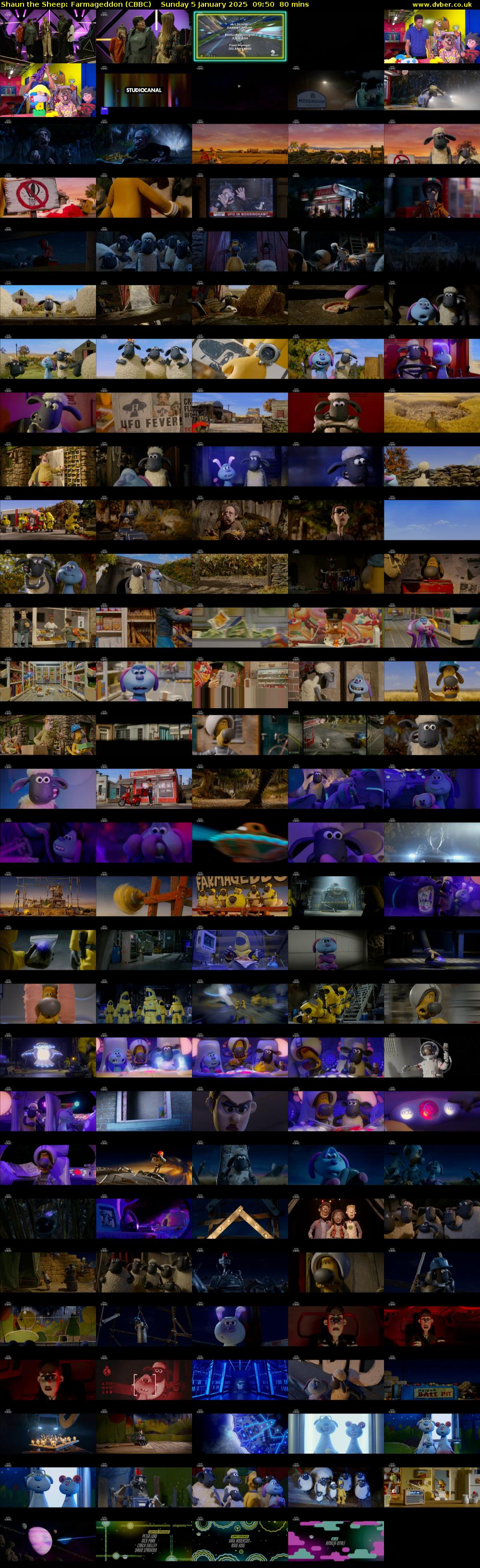 Shaun the Sheep: Farmageddon (CBBC) Sunday 5 January 2025 09:50 - 11:10