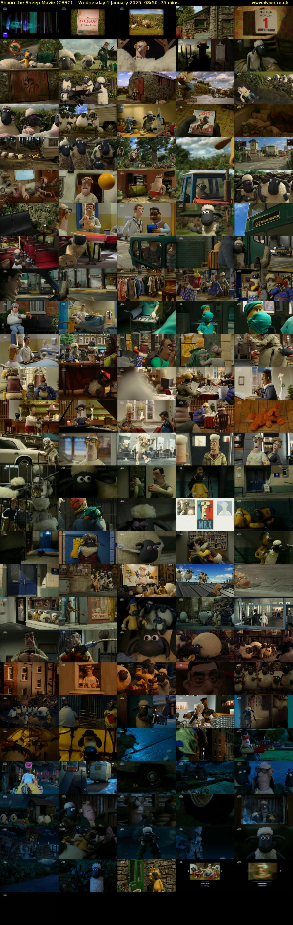 Shaun the Sheep Movie (CBBC) Wednesday 1 January 2025 08:50 - 10:05