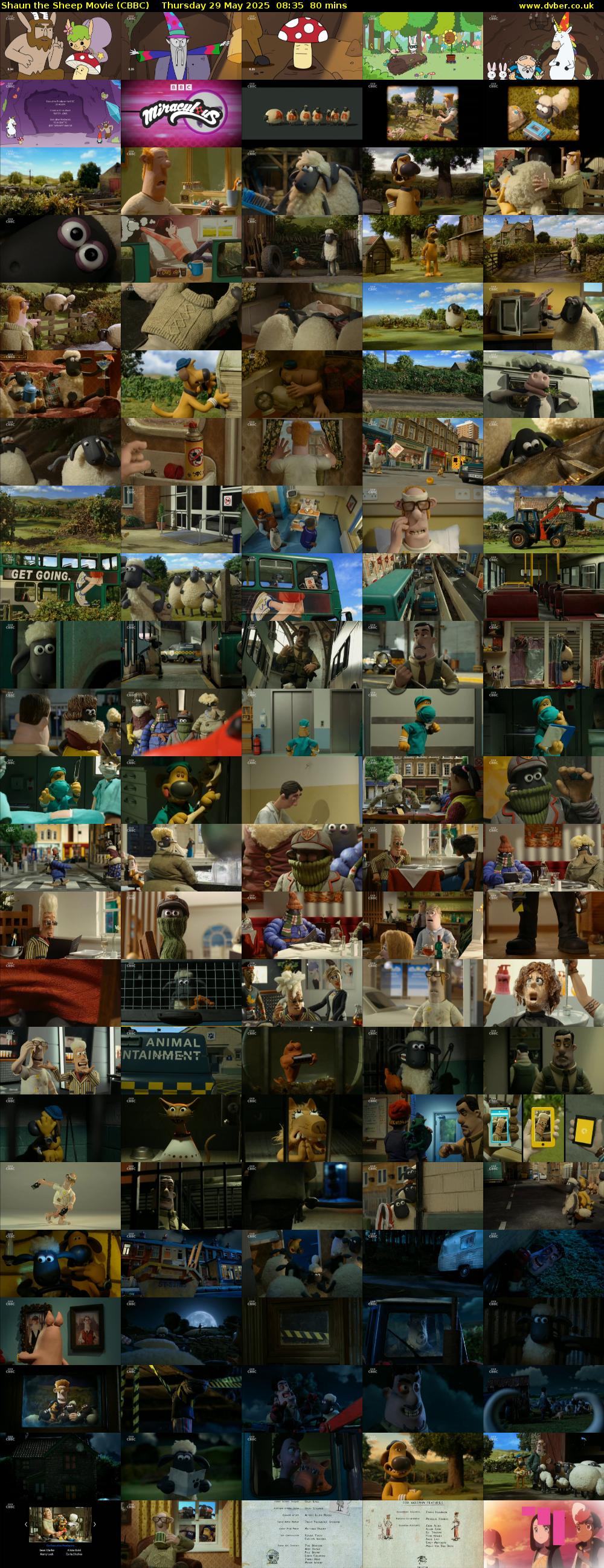 Shaun the Sheep Movie (CBBC) Thursday 29 May 2025 08:35 - 09:55