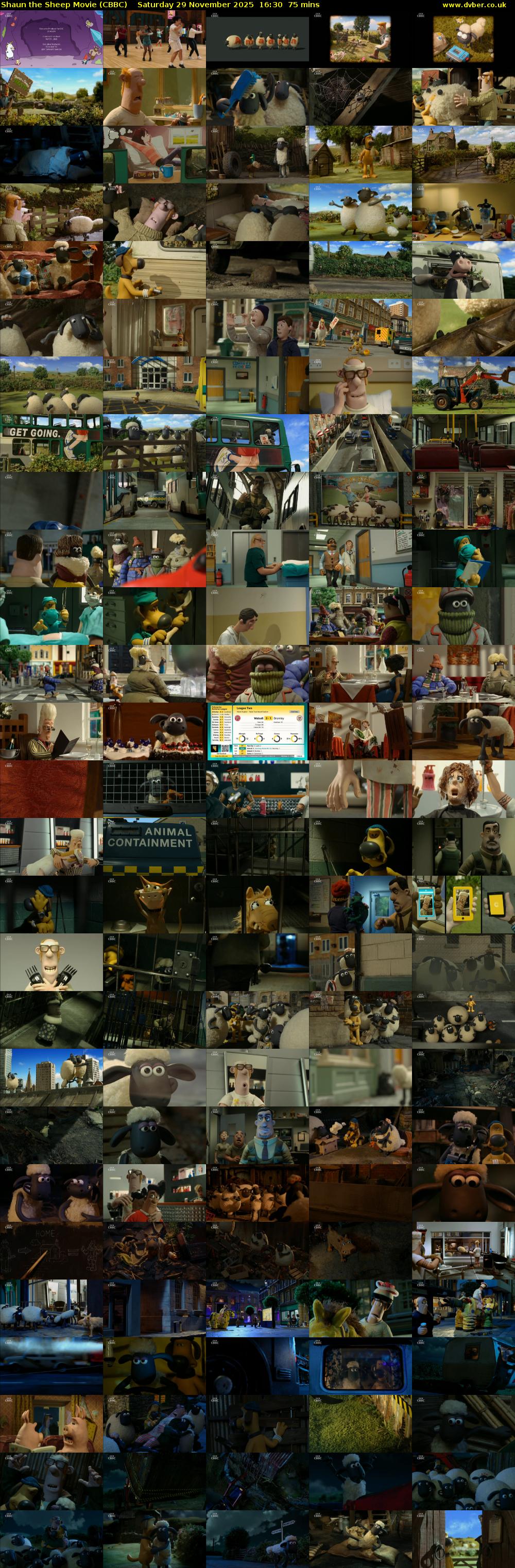 Shaun the Sheep Movie (CBBC) Saturday 29 November 2025 16:30 - 17:45