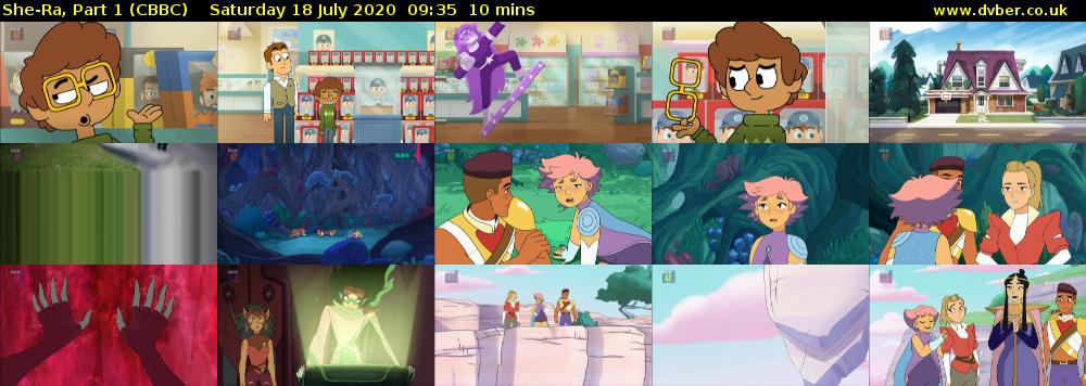 She-Ra, Part 1 (CBBC) Saturday 18 July 2020 09:35 - 09:45