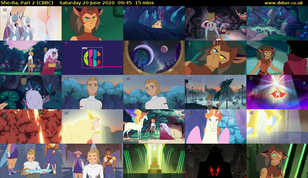 She-Ra, Part 2 (CBBC) Saturday 20 June 2020 09:45 - 10:00