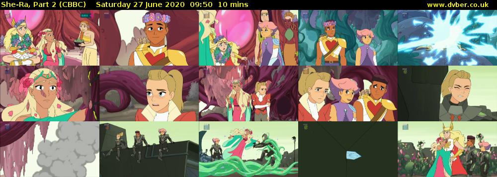 She-Ra, Part 2 (CBBC) Saturday 27 June 2020 09:50 - 10:00