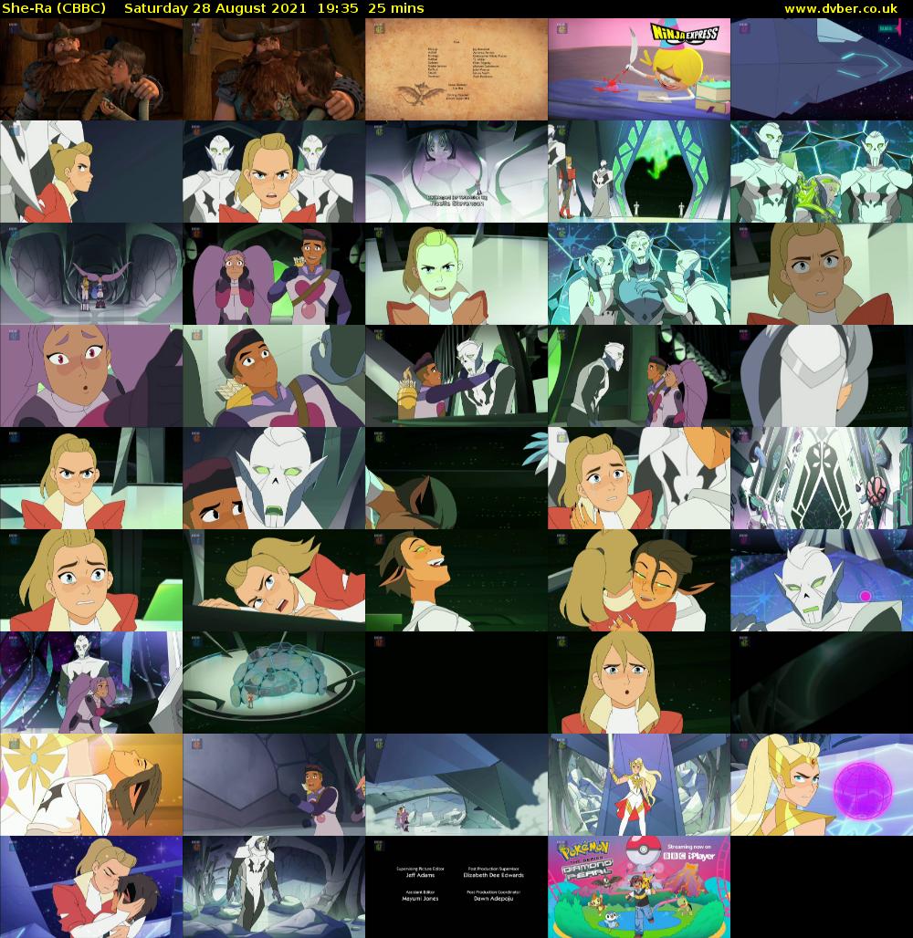 She-Ra (CBBC) Saturday 28 August 2021 19:35 - 20:00