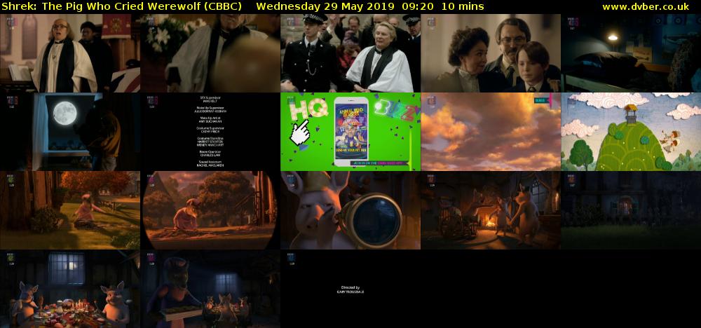 Shrek: The Pig Who Cried Werewolf (CBBC) Wednesday 29 May 2019 09:20 - 09:30