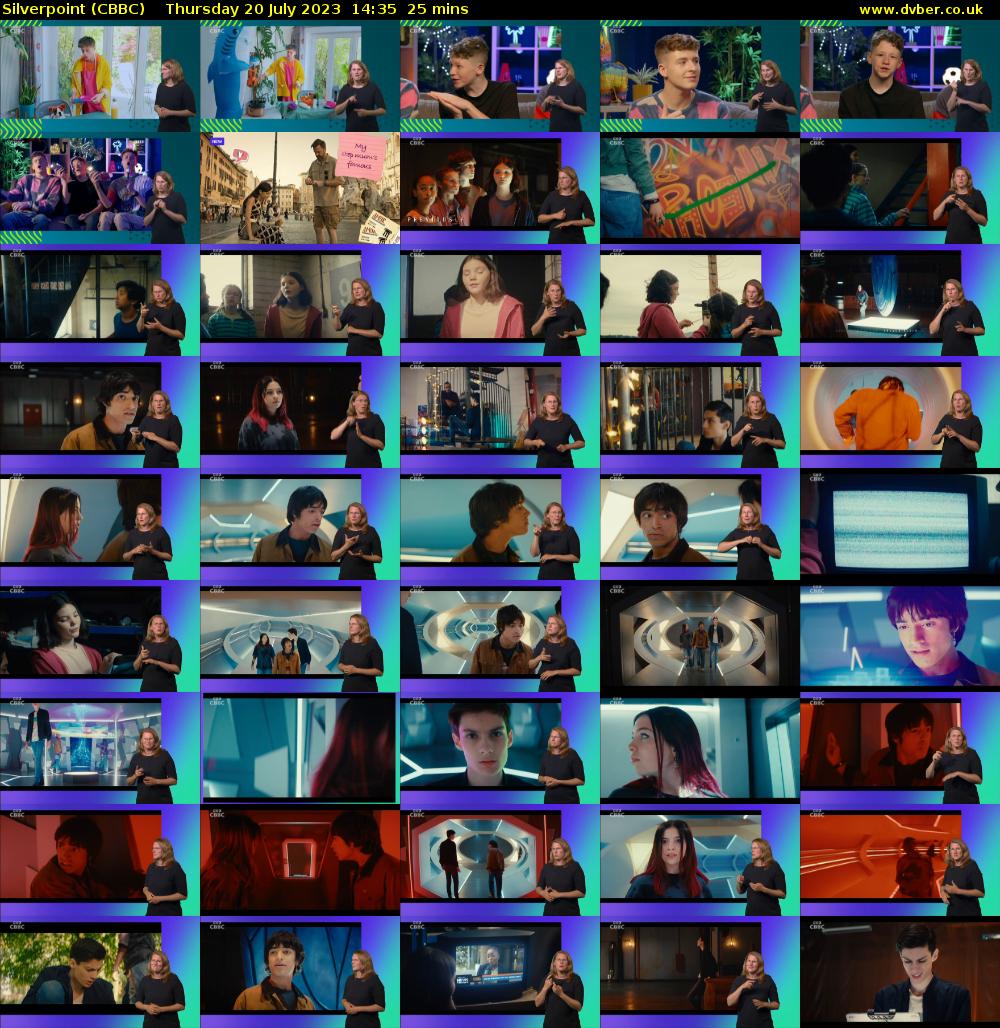 Silverpoint (CBBC) Thursday 20 July 2023 14:35 - 15:00