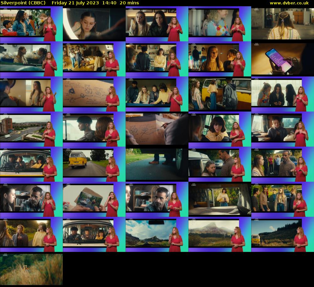 Silverpoint (CBBC) Friday 21 July 2023 14:40 - 15:00