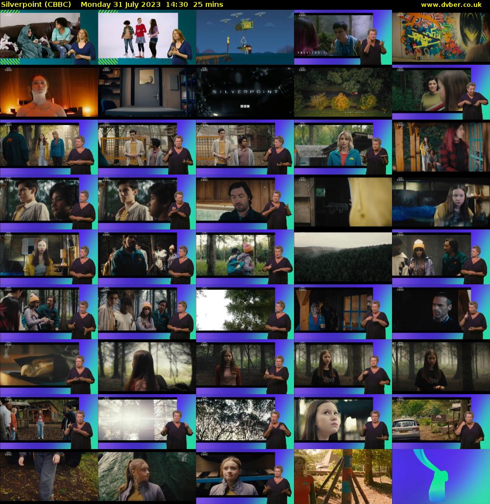 Silverpoint (CBBC) Monday 31 July 2023 14:30 - 14:55