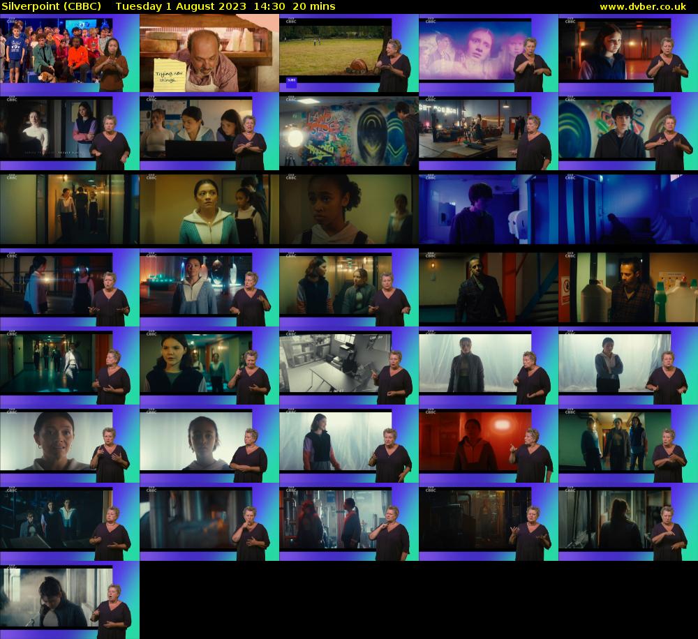 Silverpoint (CBBC) Tuesday 1 August 2023 14:30 - 14:50
