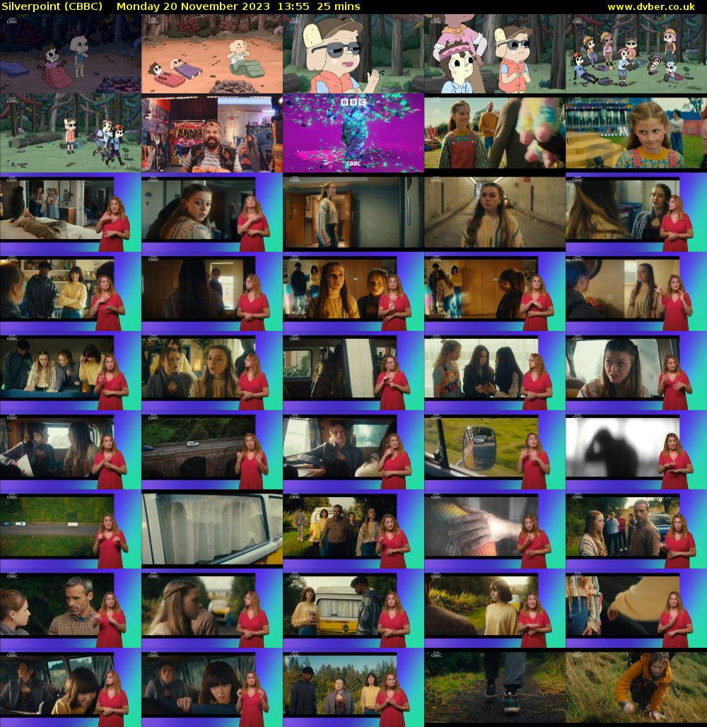 Silverpoint (CBBC) Monday 20 November 2023 13:55 - 14:20