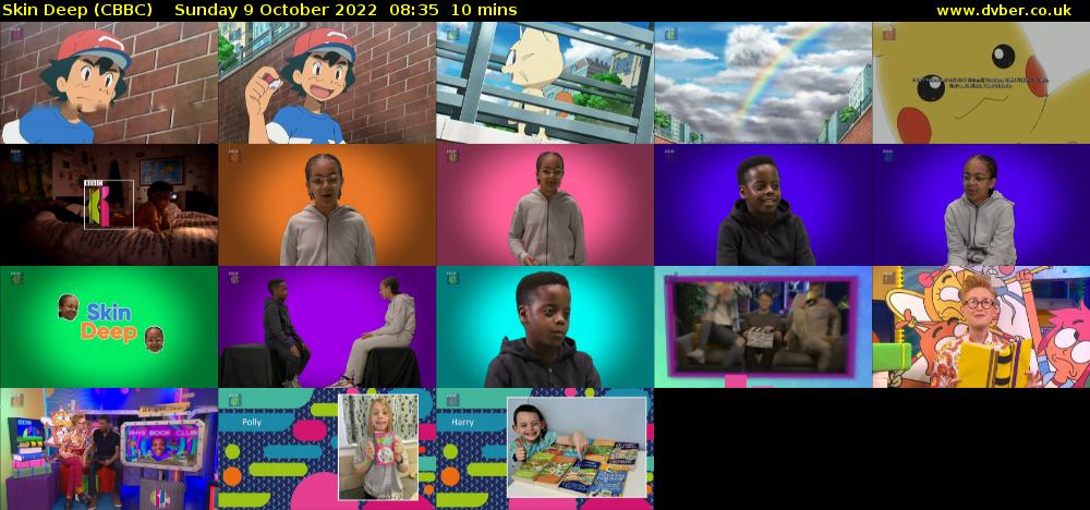 Skin Deep (CBBC) Sunday 9 October 2022 08:35 - 08:45