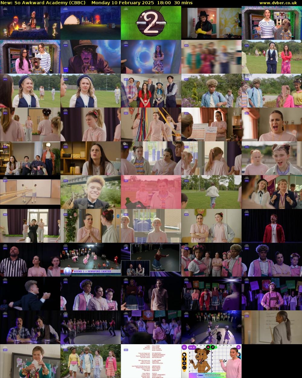 So Awkward Academy (CBBC) Monday 10 February 2025 18:00 - 18:30