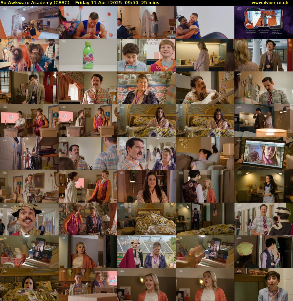 So Awkward Academy (CBBC) Friday 11 April 2025 09:50 - 10:15