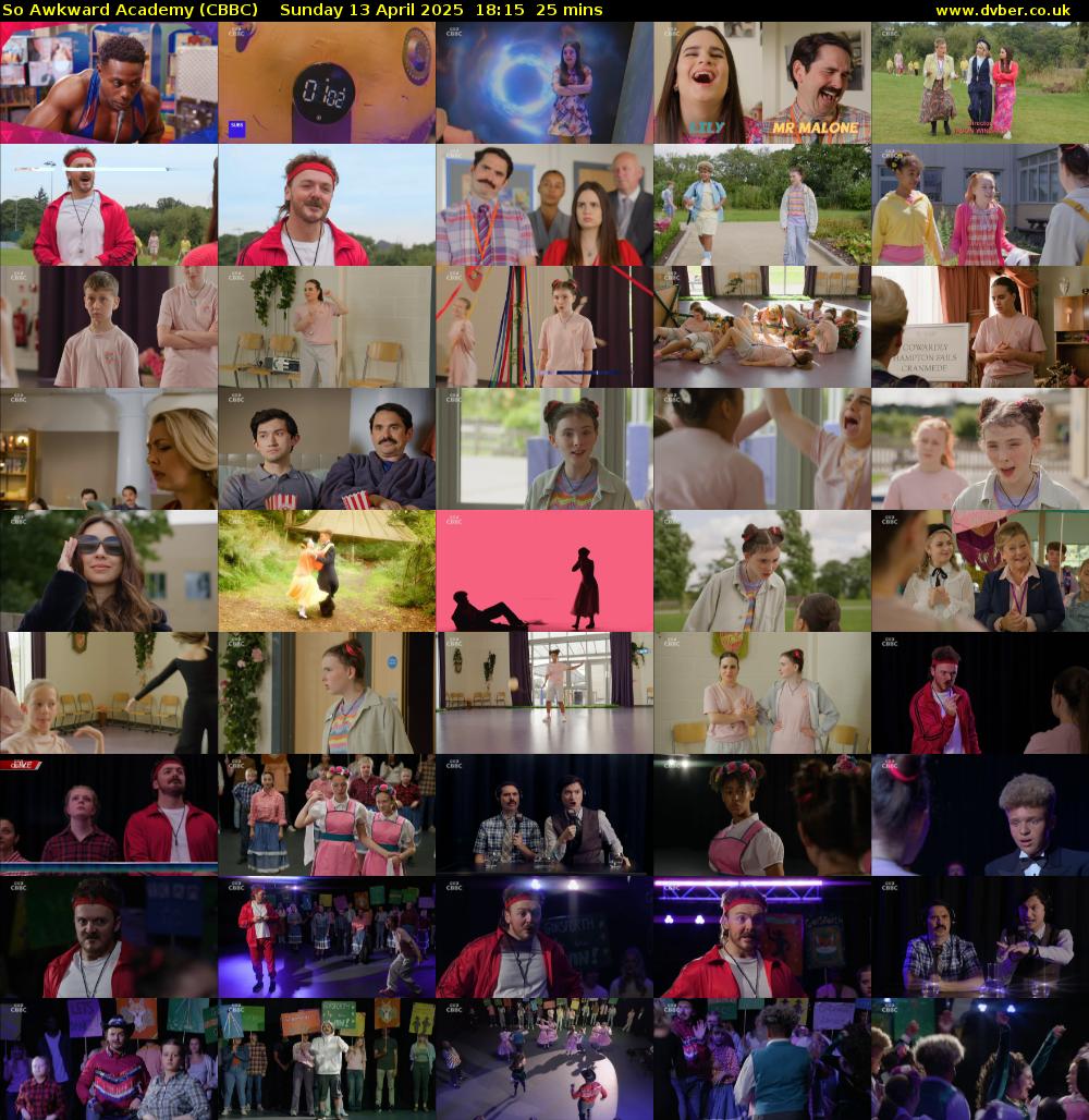 So Awkward Academy (CBBC) Sunday 13 April 2025 18:15 - 18:40