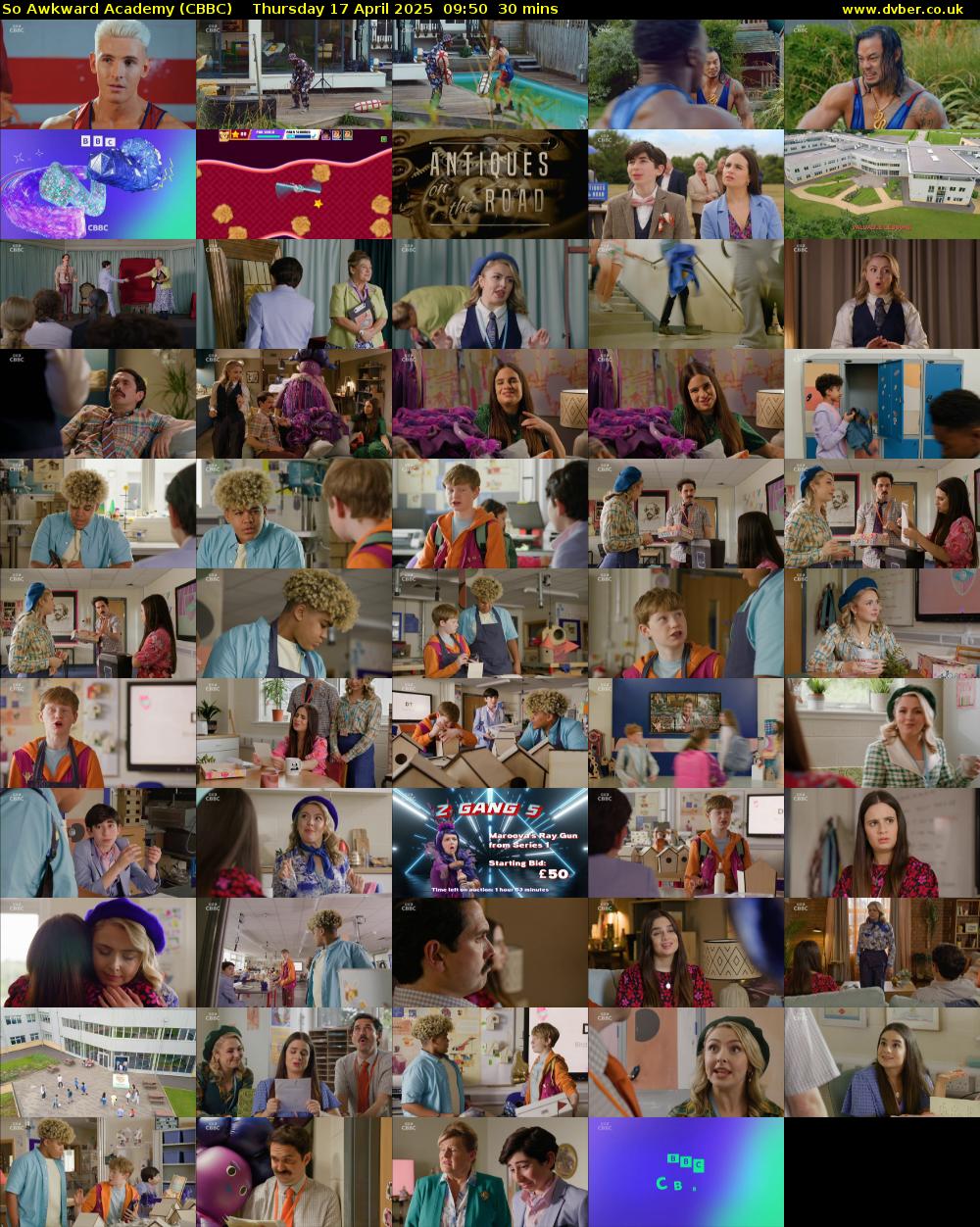 So Awkward Academy (CBBC) Thursday 17 April 2025 09:50 - 10:20