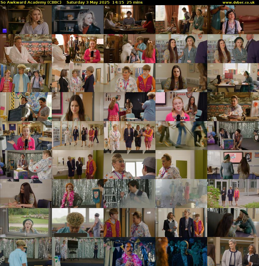 So Awkward Academy (CBBC) Saturday 3 May 2025 14:15 - 14:40