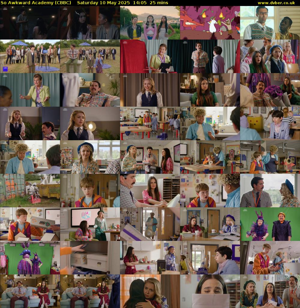 So Awkward Academy (CBBC) Saturday 10 May 2025 14:05 - 14:30