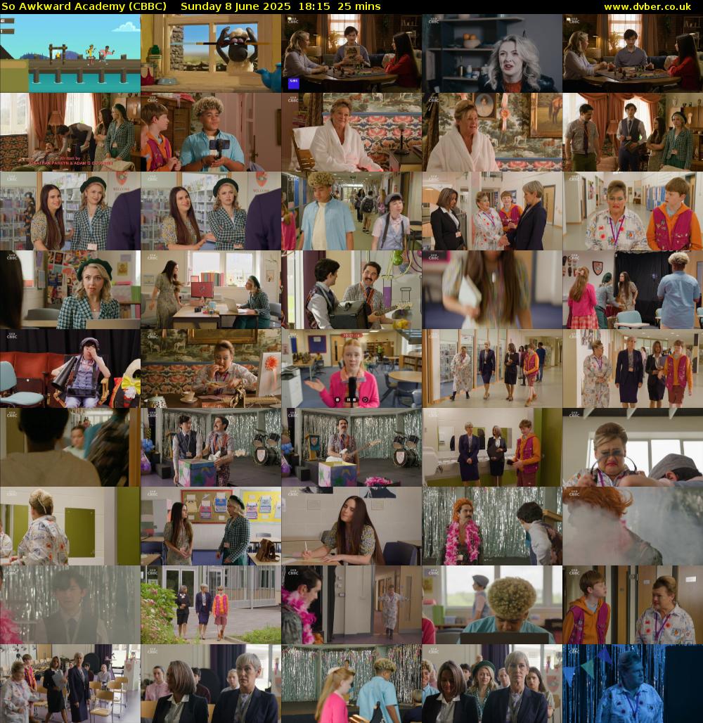 So Awkward Academy (CBBC) Sunday 8 June 2025 18:15 - 18:40