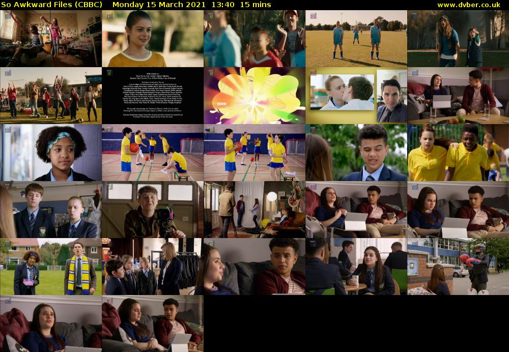 So Awkward Files (CBBC) Monday 15 March 2021 13:40 - 13:55