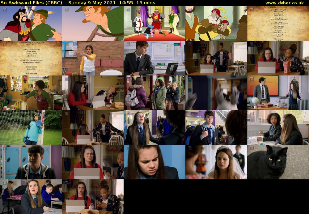 So Awkward Files (CBBC) Sunday 9 May 2021 14:55 - 15:10