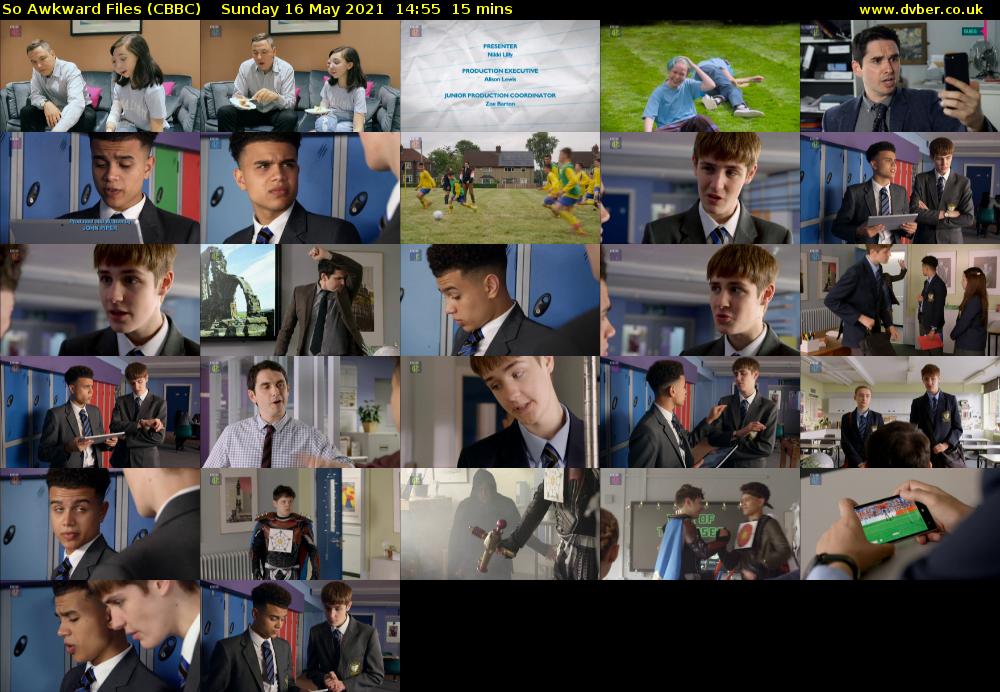 So Awkward Files (CBBC) Sunday 16 May 2021 14:55 - 15:10